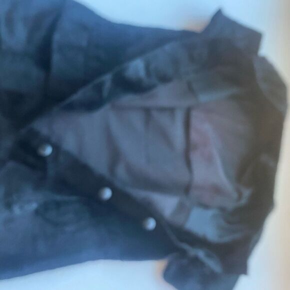 Rare Vintage VTG 1960s 60s Black Faux Fur Mod Mini Dress Button Up Women’s - Picture 7 of 14